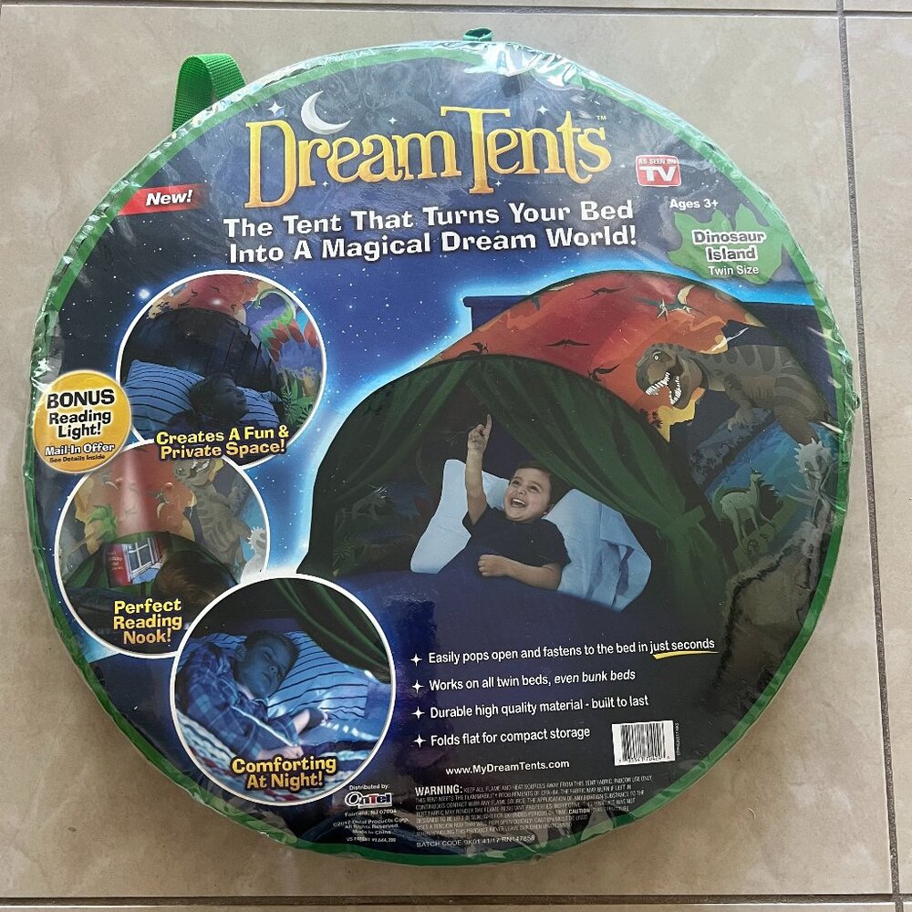 Dream Tent Twin Size Dinosaur Island